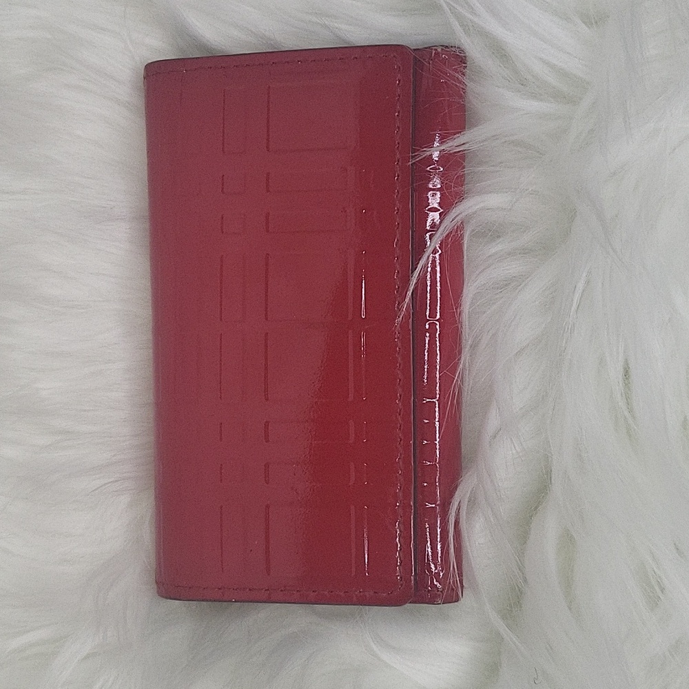 Burberry key holder red case 5 rings